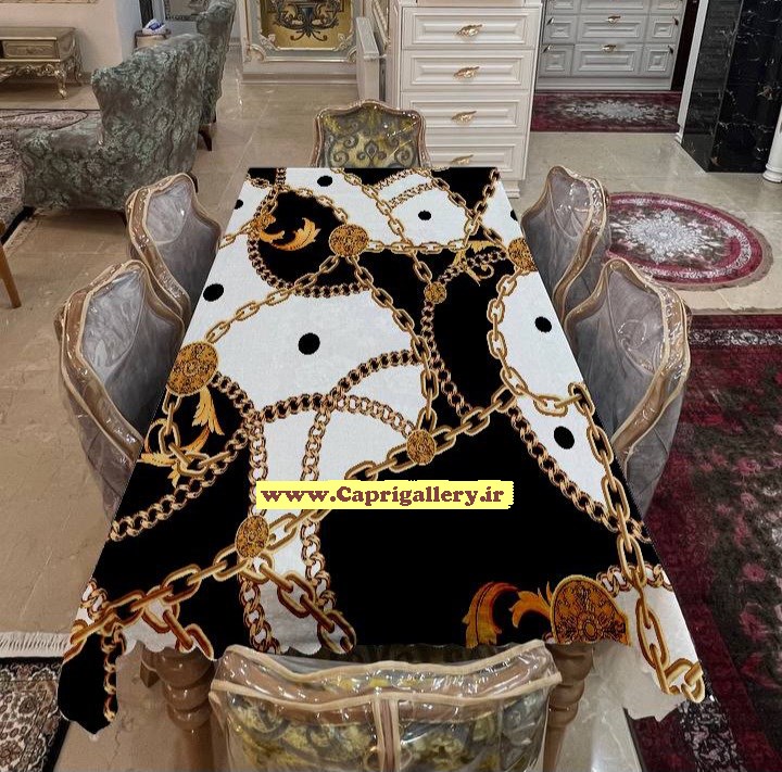 رومیزی مخمل چاپی کد20185