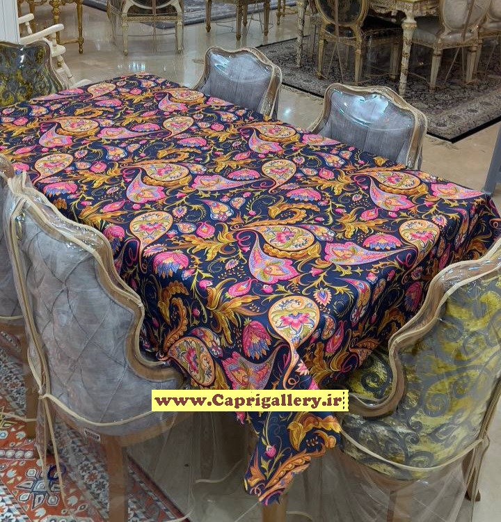 رومیزی مخمل چاپی کد20065