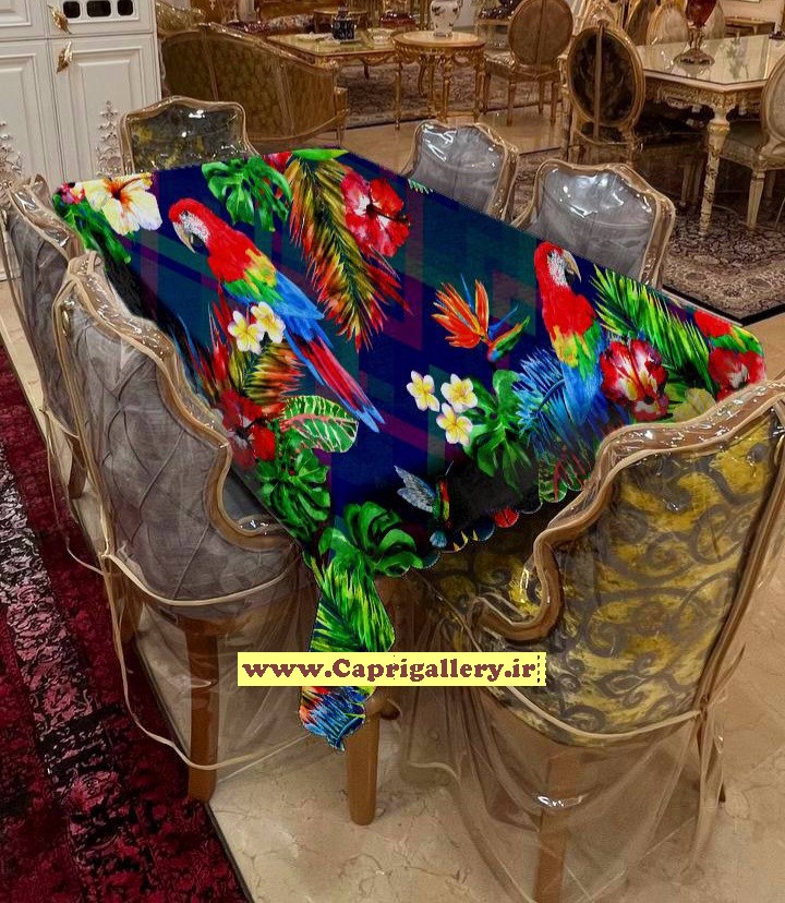 رومیزی مخمل چاپی کد20179