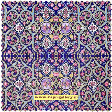 رومیزی مربع مخمل کوبیده کد 33